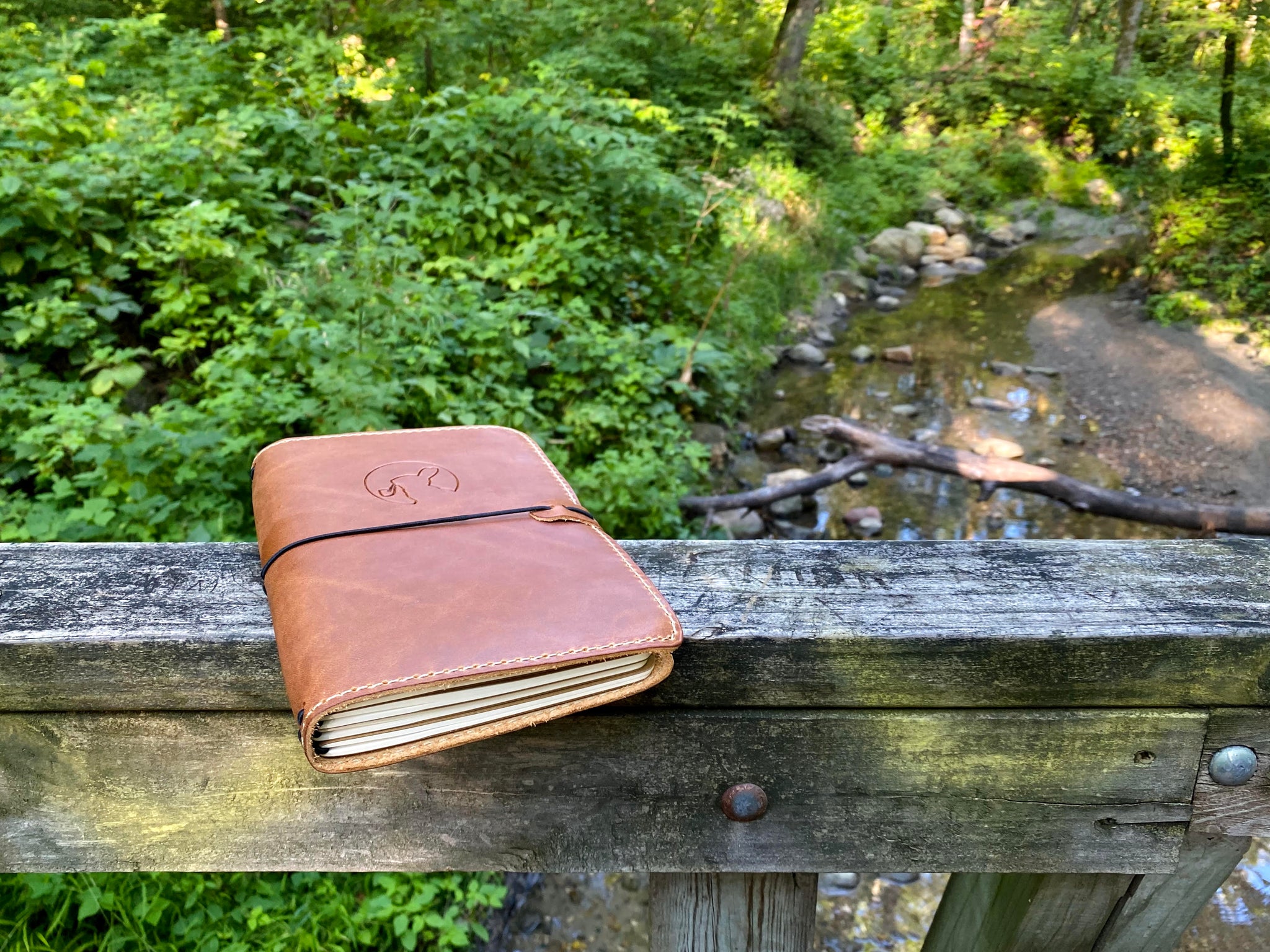Traveler's Notebook Leather Cover-Crazy Horse Forest Green